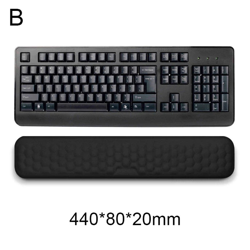 Mousepad Ergonomic Keyboard Mouse Wrist Rest Office Typing Protection Relax Wrist Memory Foam Mouse Pad Computer Laptop Desk Mat