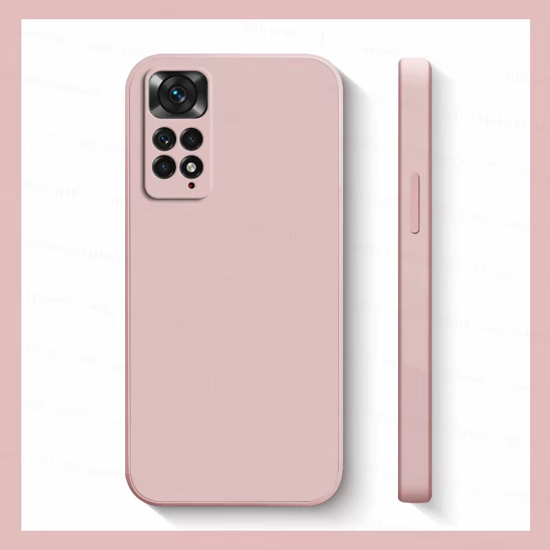 Case for  Redmi Note 11S Cases  Redmi Note 11S 10 11 12 13 Pro plus 5G Cover Shockproof Liquid Silicone Phone Cover