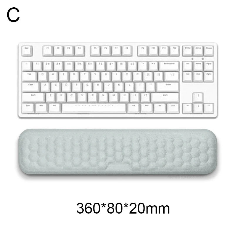 Mousepad Ergonomic Keyboard Mouse Wrist Rest Office Typing Protection Relax Wrist Memory Foam Mouse Pad Computer Laptop Desk Mat