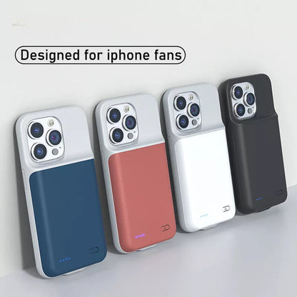 Powercase™ - Fast Charging Battery Case for Iphone, 6800Mah