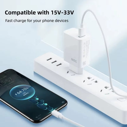 USB Type C Charger Fast Charging Mobile Phone Power Charger Adapter for Xiaomi Huawei Samsung Phone Charger with Cable Charge